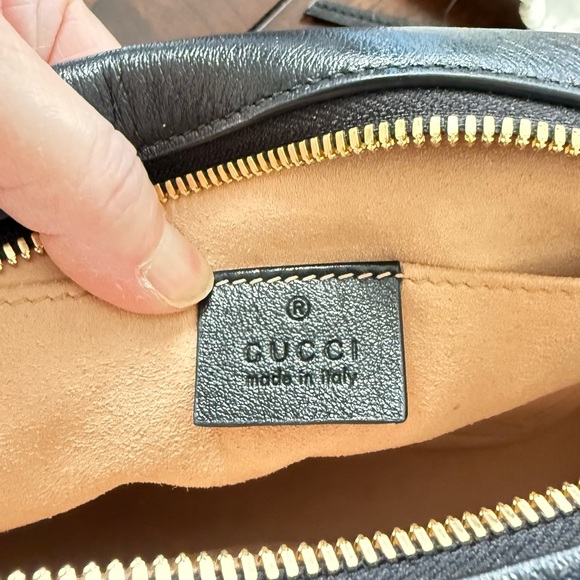 Gucci Beige and Black Crossbody Bag - Picture 10 of 13